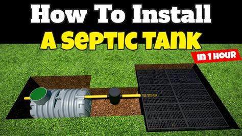 How To Install A Septic Tank Septic Tank Installation Septic Tank