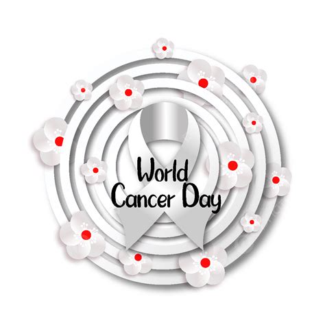 World Cancer Day Vector Hd Images World Cancer Day Paper Concept