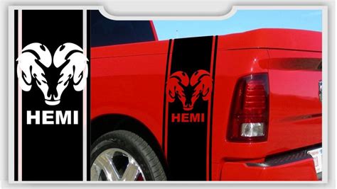 Dodge Ram Hemi Head Bedside Graphic Design 3 Custom Made In The USA