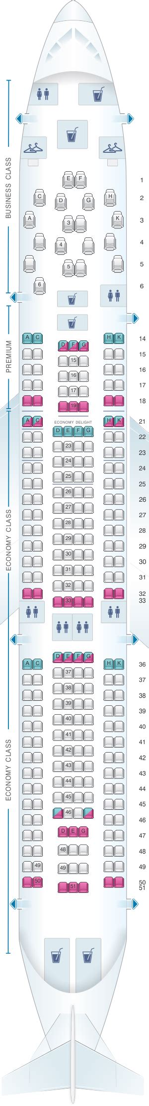 Virgin Airbus A320 Seating