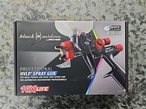 Black Widow By Spectrum Bw Hvlp 17 56152 Professional Hvlp Spray Gun