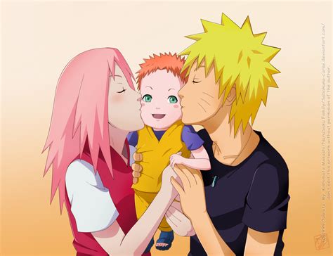Sakura Naruto Baby So Cute Narusaku Anime Family Anime