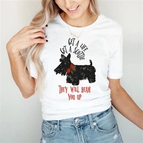 Funny Scottie Dog Shirt Scottie T Scottish Terrier Shirt Etsy
