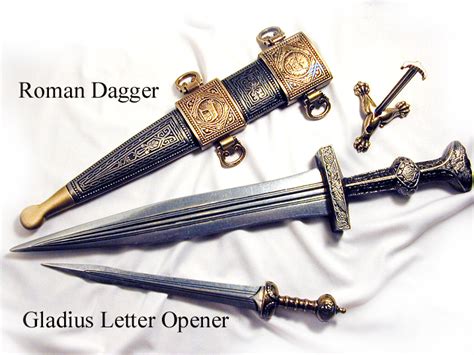 Historic Roman Dagger Wfree Gladius Sword Letter Opener
