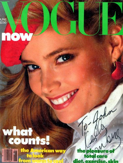 Kelly Emberg Kelly Emberg Vogue Us Vogue Magazine