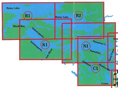 Themapstore Voyageurs National Park