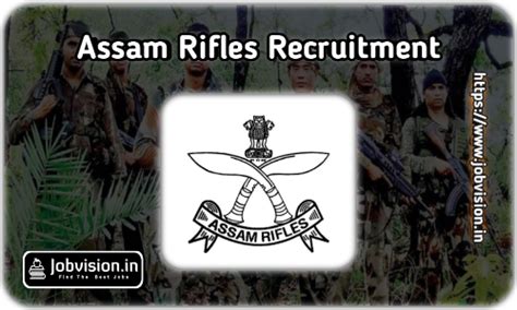 Assam Rifles Recruitment Vacancies For Havildar Clerk