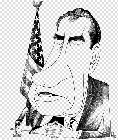 Watergate Scandal President Of The United States War On Drugs Caricature United States