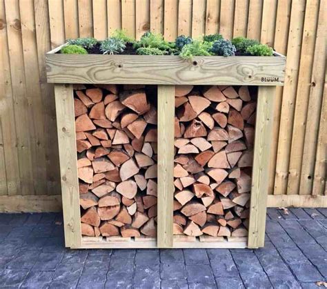 Diy Outdoor Firewood Storage Rack Ideas For A Deck
