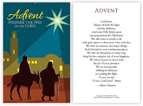 Advent Prayer Card