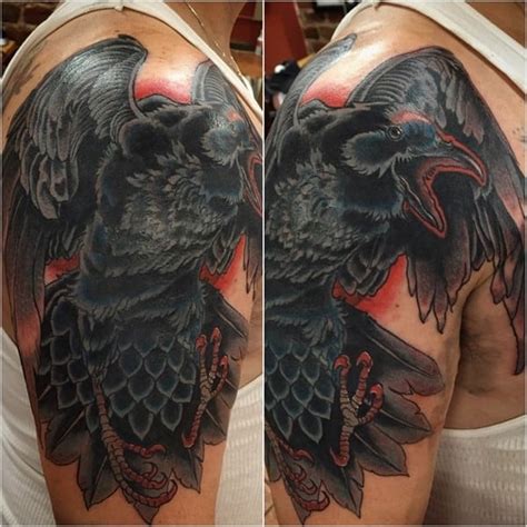 150 Meaningful Crow Raven Tattoos Ultimate Guide 2019