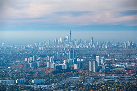 Aerial Photo Toronto City Skyline 2014