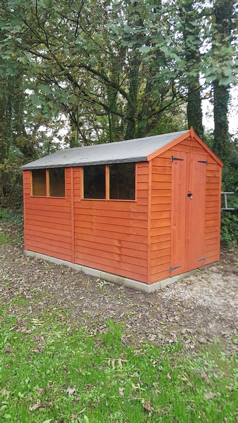 10 X 6 Overlap Double Door Apex Wooden Shed Wooden Shed Shed Wooden