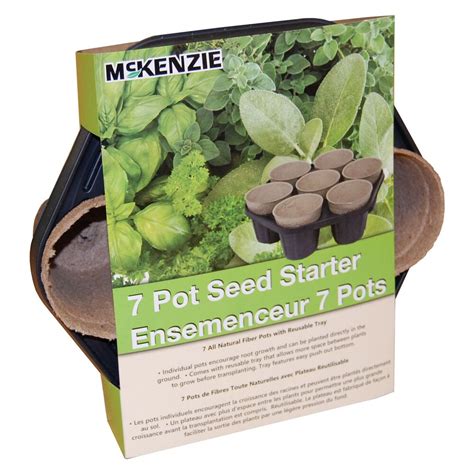 Mckenzie 7 Pot Seed Starter The Home Depot Canada