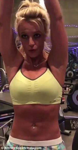 Britney Spears Flashes Torso In Sports Bra And Tiny Shorts Daily Mail Online