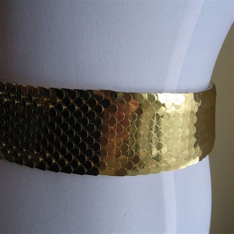 The 1960s Julie Newmar Catwoman Gold Scale Belt