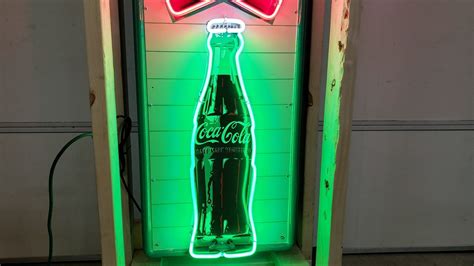 Coca Cola Tin Neon Sign M398 Indy Road Art 2020