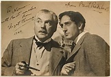 An extremely rare vintage signed and inscribed photograph of both Basil ...