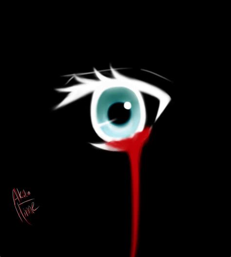 Weird Blood Crying Eye By Akimiki On Deviantart