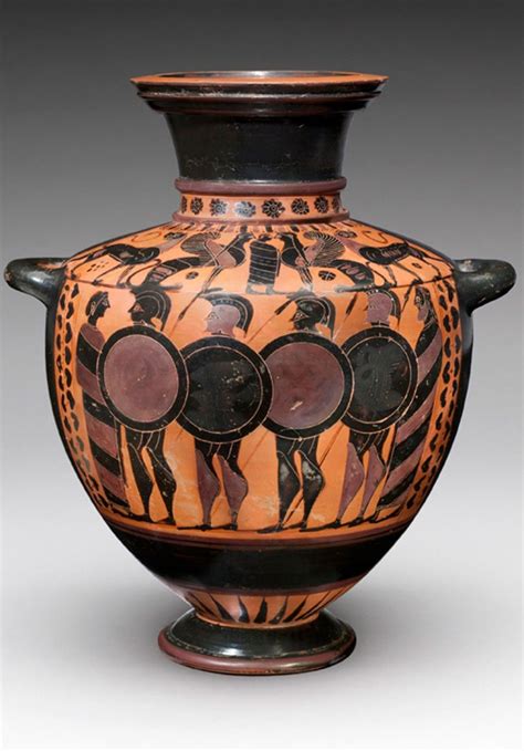 Archaic 560 550 Bc Athenian Hydria Art In 2019 Greek Pottery Greek