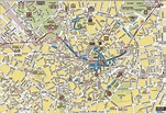 Milan tourist attractions map - Milan city map with attractions ...