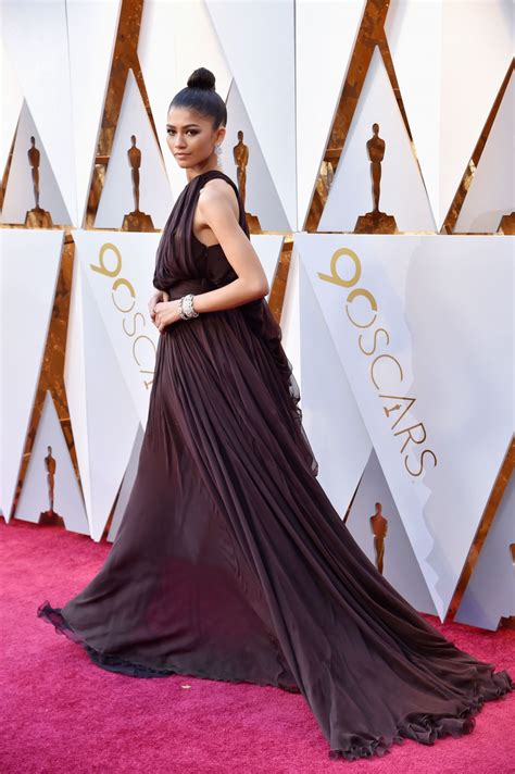 Zendaya Coleman Oscars 2018 Red Carpet • Celebmafia