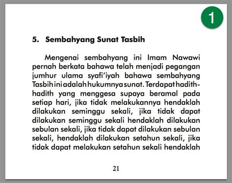 Panduan Solat Tasbih Mudah Dan Ringkas