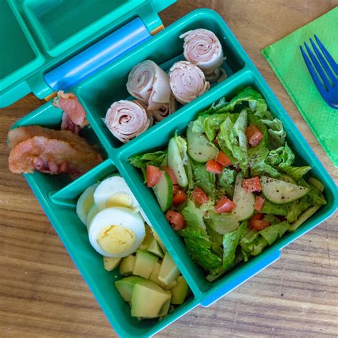 Deconstructed Cobb Salad Bento Lunch For Kids Recipe Eatingwell