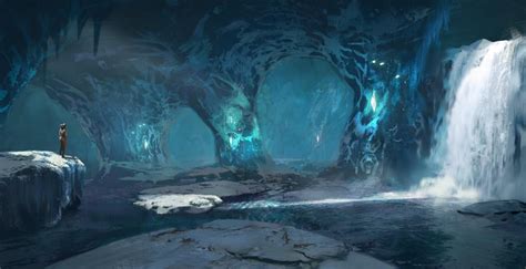 Ark Ice Cave By Sebastiankowoll On Deviantart Fantasy Landscape