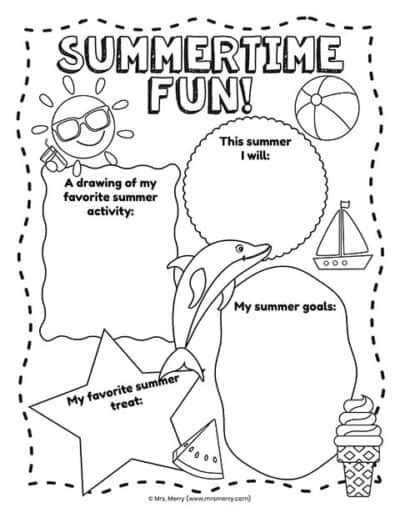 Summer Worksheet Activities For Kids Craftsactvities And Worksheets