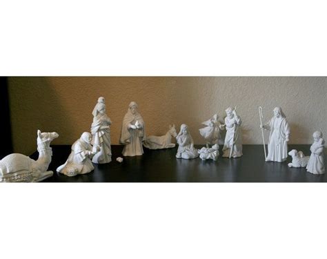 Vintage Avon Collectible Porcelain Nativity 12 Piece Set In Etsy