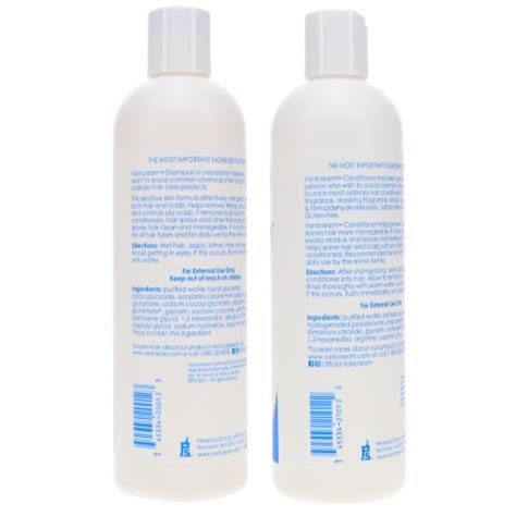 Vanicream Free And Clear Shampoo 12 Oz And Conditioner 12 Oz Combo Pack