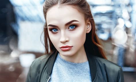 Anastasia Lis Portrait Model Women Face Makeup