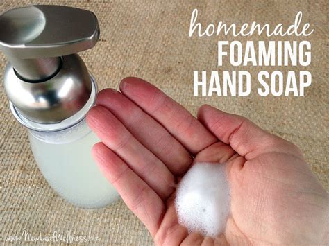 How To Make Foaming Hand Soap With Only Water And Liquid Soap All