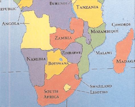 Map Of South Africa Countries Black Sea Map