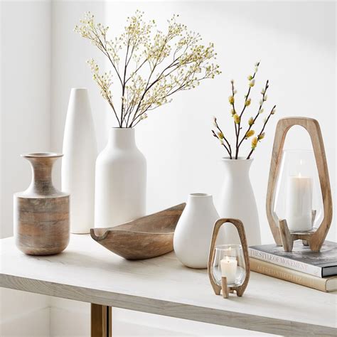 Pure White Ceramic Vases West Elm United Kingdom