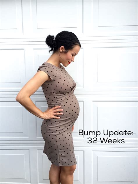 Pregnancy 32 Weeks Bump Update Diary Of A Fit Mommy