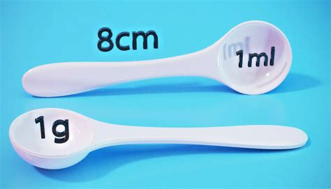 1 Gram 1g Or 1ml Plastic Measuring Spoon Scoop Food Baking Medicine