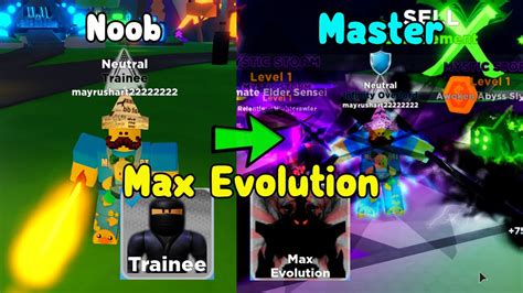 Noob To Master In Ninja Legends 2 Unlocked Max Evolution Roblox Youtube