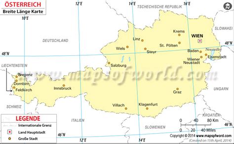 Deutschland Latitude Und Longitude Karte Koordinaten Von Deutschland