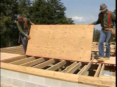 The subfloor is level and solid; Lay Subfloor Bathroom / Install Plywood Underlayment for Vinyl Flooring - Extreme ... / You just ...