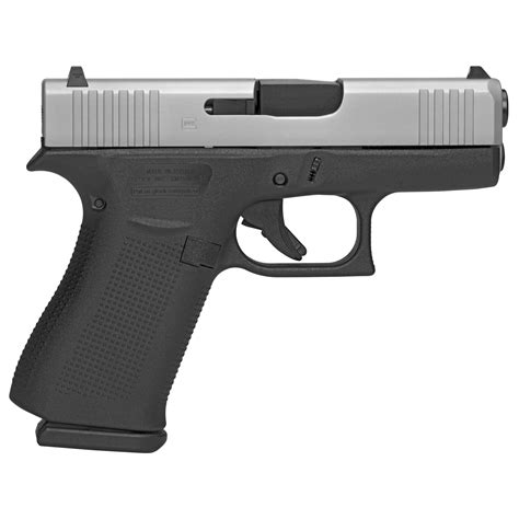 Glock 43x 9mm Silver Slide Two Tone · Ux435sl201 · Dk Firearms