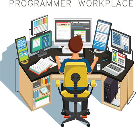 Royalty Free Computer Programmer Clip Art Vector Images