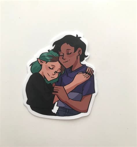 Lumity Cuddling Sticker Etsy