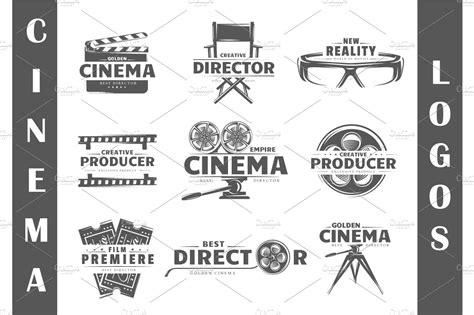 9 Cinema Logos Templates Vol2 Branding And Logo Templates Creative