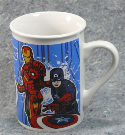 superheroes in a mug marvel avengers coffee mug tea cup thor ironman hulk captain america