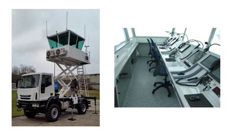 Mobile Air Traffic Control Matc Towers Over Sat