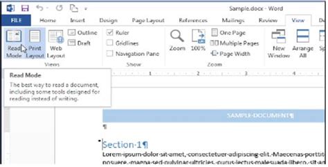 Print Layout In Word 2016 Wps Office Academy