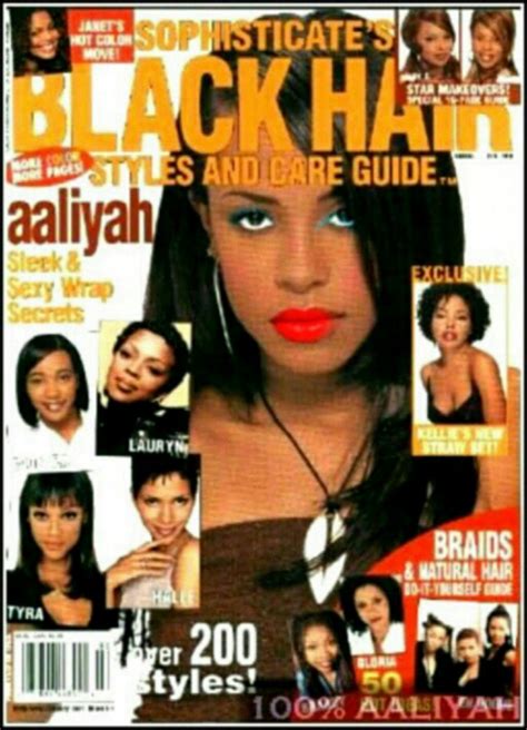 Black hair magazine subscription with discount up to 15% online at magsstore. Aaliyah in Sophisticate's Black Hair Magazine (1998 ...