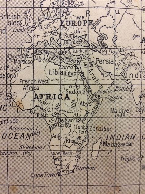 Colonial Africa Map Africa Map Africa Historical